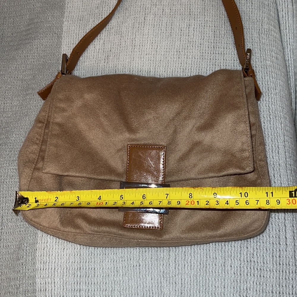 FENDI cashmere Zucca Mama Baguette Bag - Picture 5 of 13